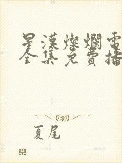 星汉灿烂电视剧全集免费播放