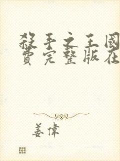 杀手之王国语免费完整版在线观看