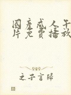 国产成人午夜大片免费播放封面