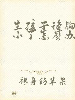 生孩子后胸部变小了怎么办