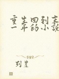 重生回到末世前一年的小说封面