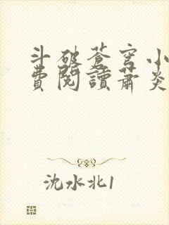 斗破苍穹小说免费阅读萧炎