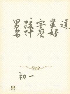 男孩字辈道 取名什么好