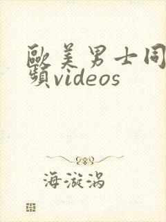 欧美男士同性视频videos