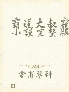 霸道大叔宠甜妻小说完整版