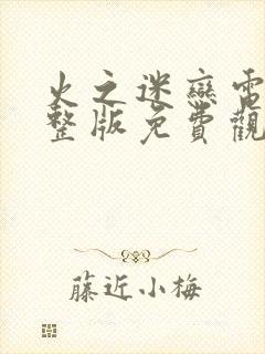 火之迷恋电影完整版免费观看国语封面