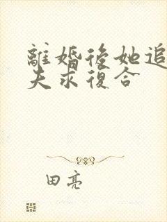 离婚后她追着前夫求复合