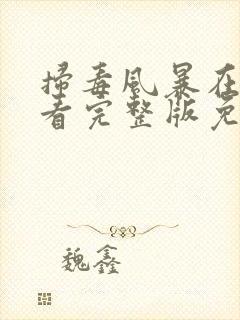 扫毒风暴在线观看完整版免费观看