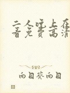 二人晚上在线观看免费高清电视剧下载