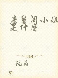 老舅周小姐结局是什么