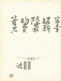 萧昀陆昭宁全文免费最新章节阅读