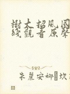树大招风国语在线观看原声网盘