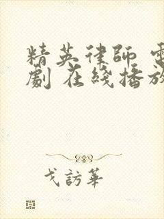 精英律师 电视剧 在线播放免费