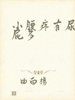 小腹疼有尿意放屁多