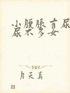 小腹胀有尿意却尿不多女