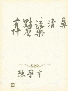 有点流清鼻涕吃什么药