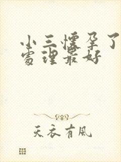 小三怀孕了怎么处理最好