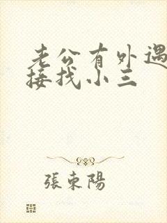 老公有外遇了直接找小三