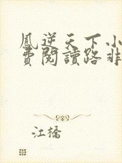 凤逆天下小说免费阅读路非