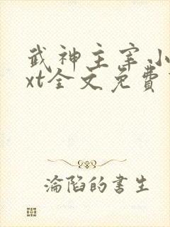 武神主宰小说txt全文免费下载封面