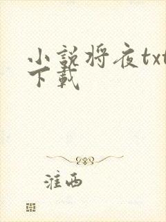 小说将夜txt下载