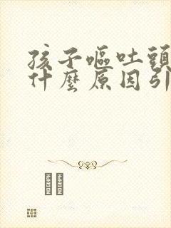 孩子呕吐头晕是什么原因引起的