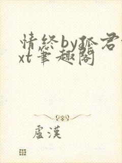 情终by孤君txt笔趣阁