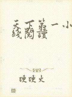 天下第一小说在线阅读