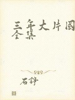 三年大片国语版全集