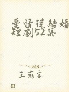 爱情从结婚开始短剧52集
