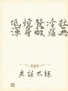 低烧发冷拉肚子浑身酸痛无力