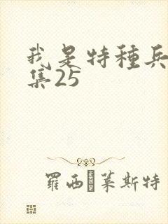 我是特种兵1全集25封面