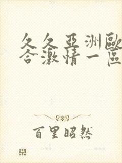 久久亚洲欧美综合激情一区