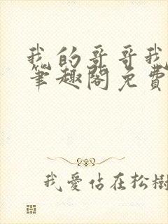 我的哥哥我的奴笔趣阁免费阅读