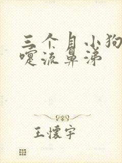 三个月小狗打喷嚏流鼻涕