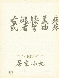 右腿膝盖疼伸直或者弯曲疼怎么办