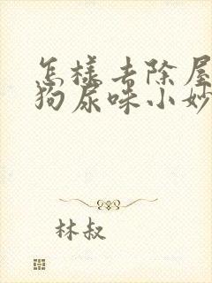 怎样去除屋里的狗尿味小妙招