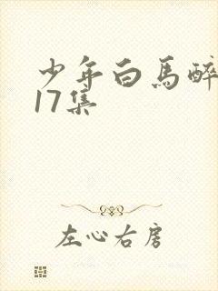 少年白马醉春风17集