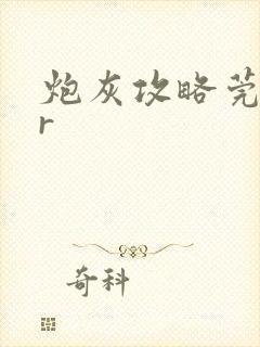 炮灰攻略莞尔wr