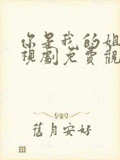 你是我的姐妹电视剧免费观看全集