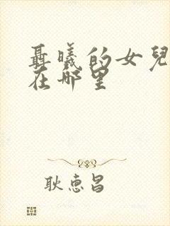 聂曦的女儿现在在哪里封面