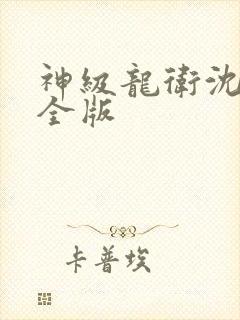 神级龙卫沈浪完全版