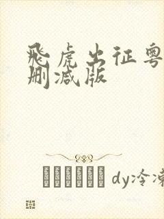 飞虎出征粤语无删减版