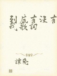 到底有没有爱过我歌词