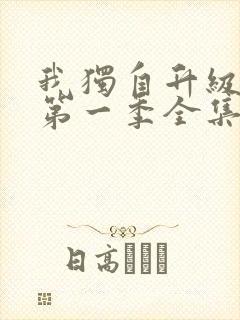 我独自升级动漫第一季全集免费观看