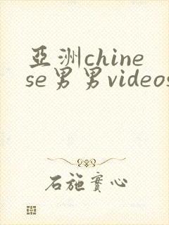 亚洲chinese男男videos