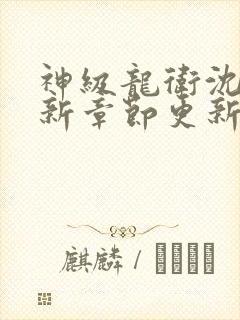 神级龙卫沈浪最新章节更新