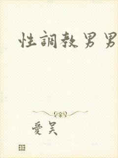 性调教男男小说