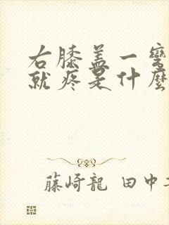 右膝盖一弯一蹲就疼是什么原因