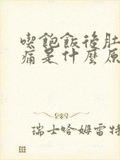 吃饱饭后肚子胀痛是什么原因封面